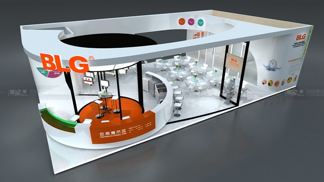 北連生物-FIC展展臺設(shè)計案例