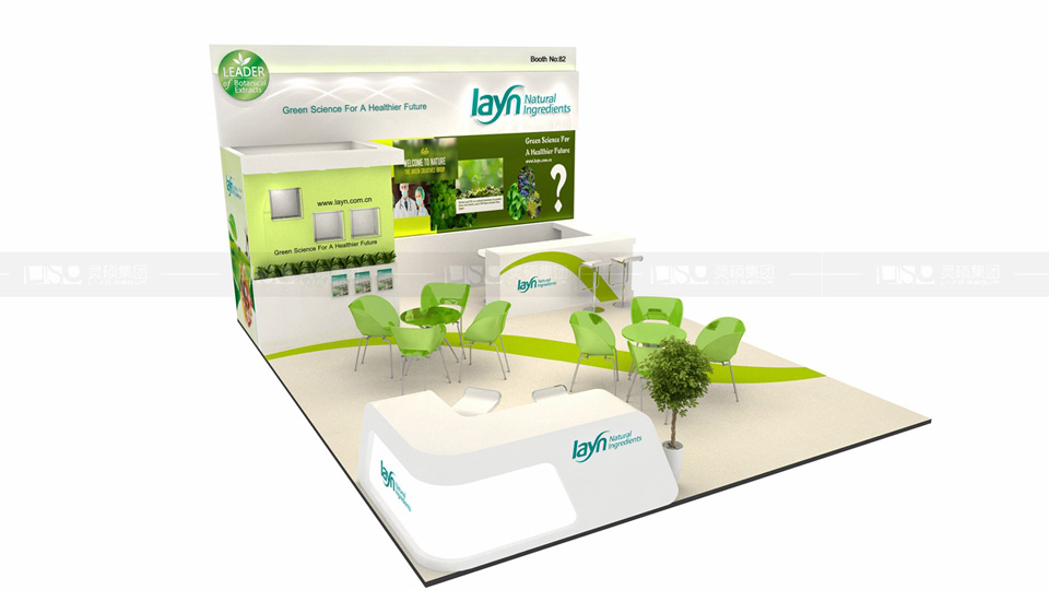 萊茵生物-FIC展展臺設計案例