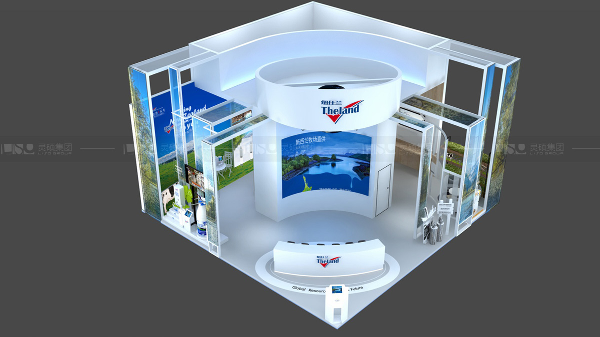 紐仕蘭-上海展會展臺設計案例