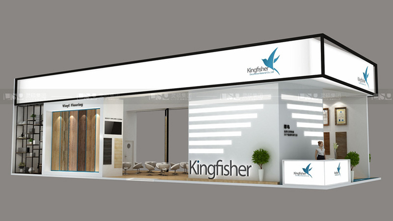 翠鳥-地面材料展臺設計案例