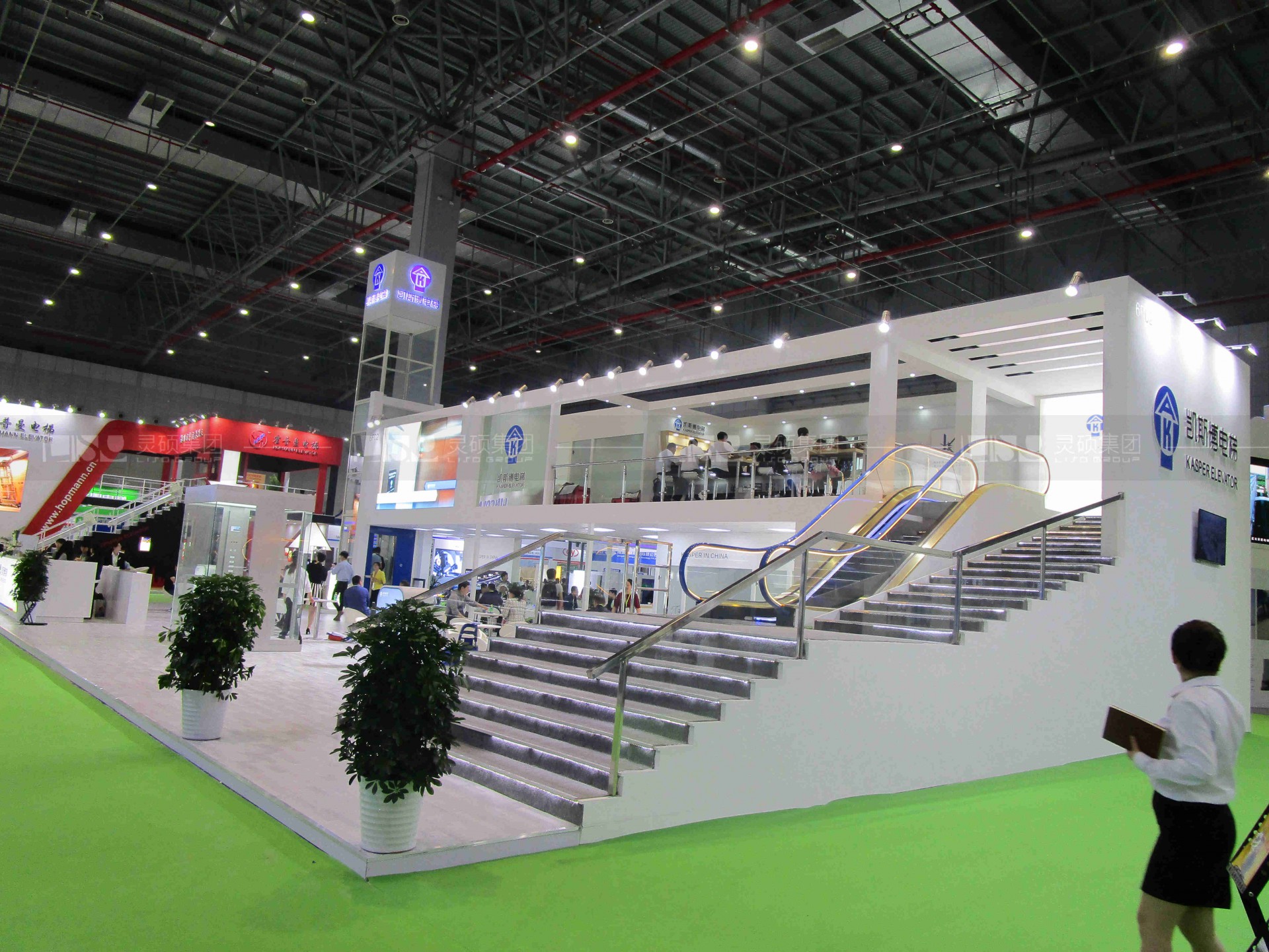 凱斯博-電梯展展臺設計案例