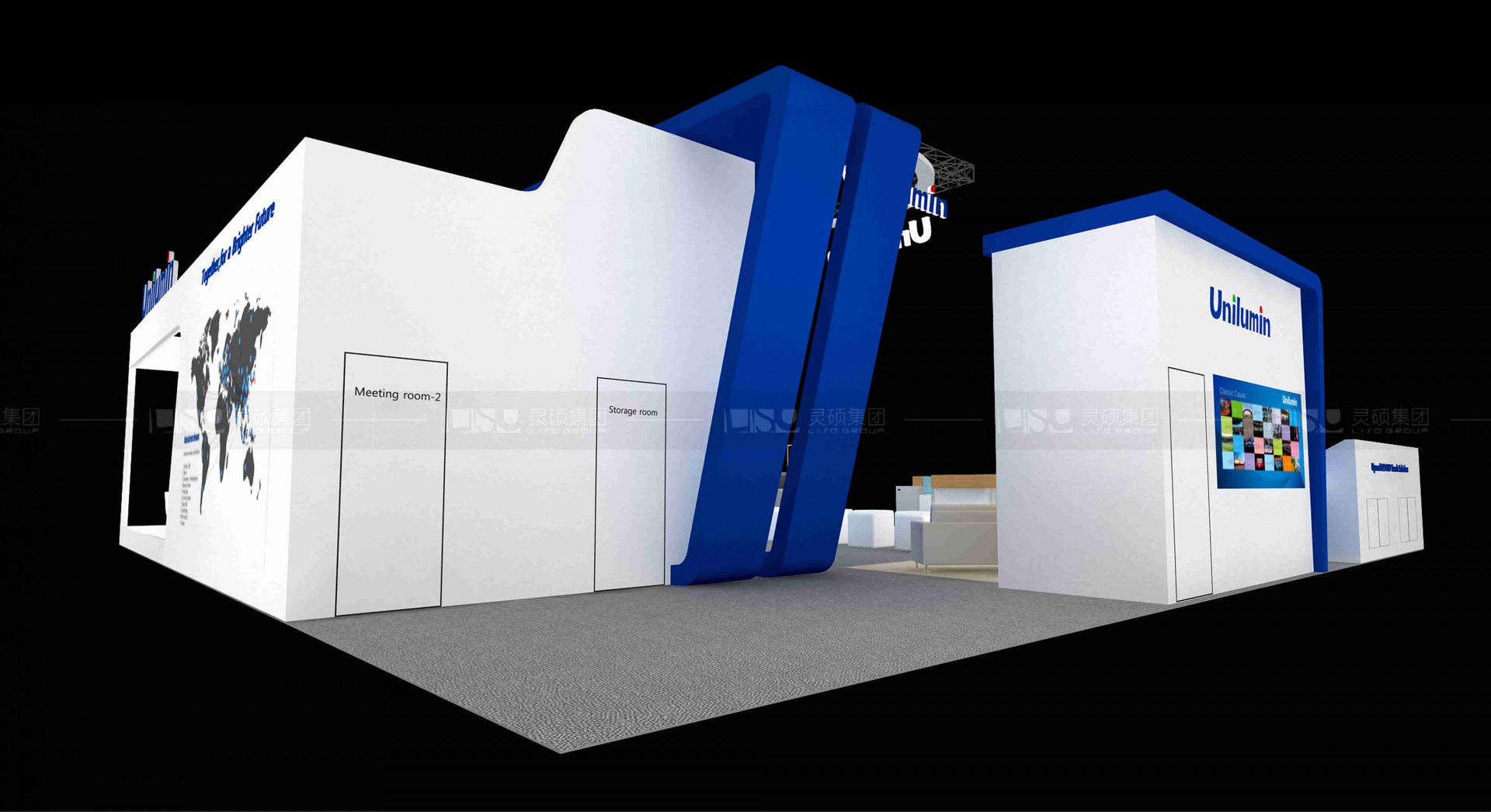 國外展臺設計搭建-洲明科技