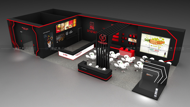 伍氏-酒店用品展臺(tái)設(shè)計(jì)案例