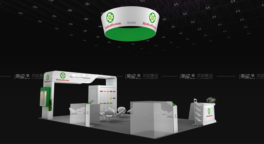 國外展臺設計搭建-美康生物