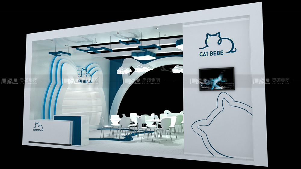 和黃白貓-孕嬰童展臺設計案例