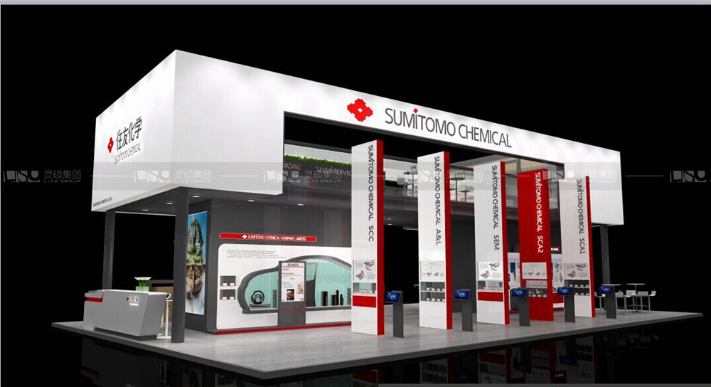 住化-橡塑展展臺(tái)設(shè)計(jì)