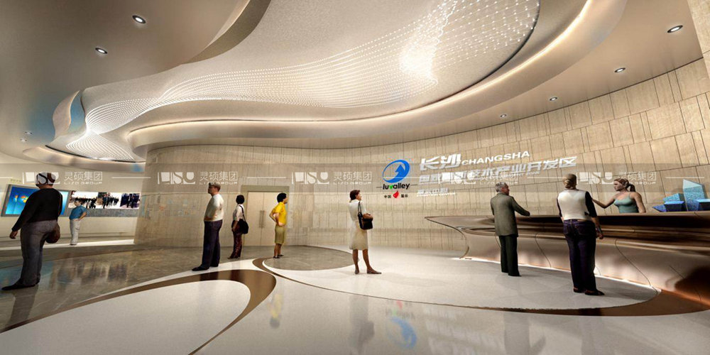 長沙高新區展廳設計搭建