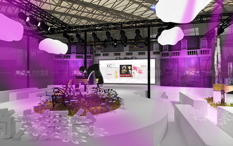 C2CC-美容展臺設計搭建案例