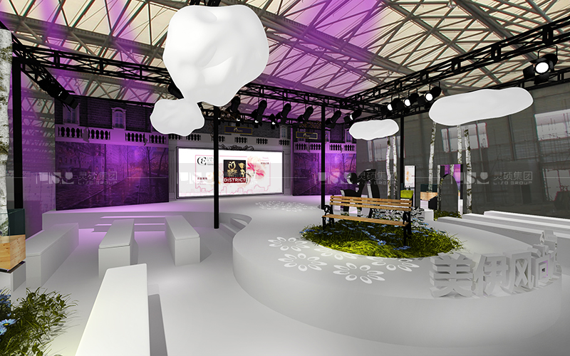 C2CC-美容展臺設計搭建案例