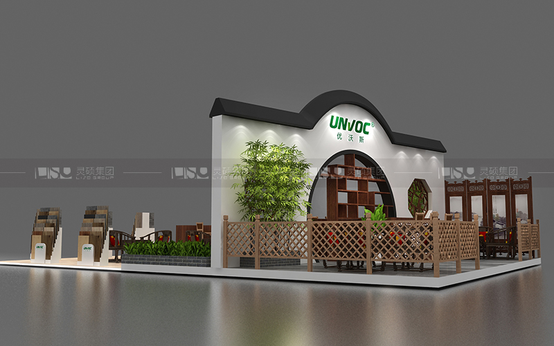 華邦-地材展臺設計搭建案例