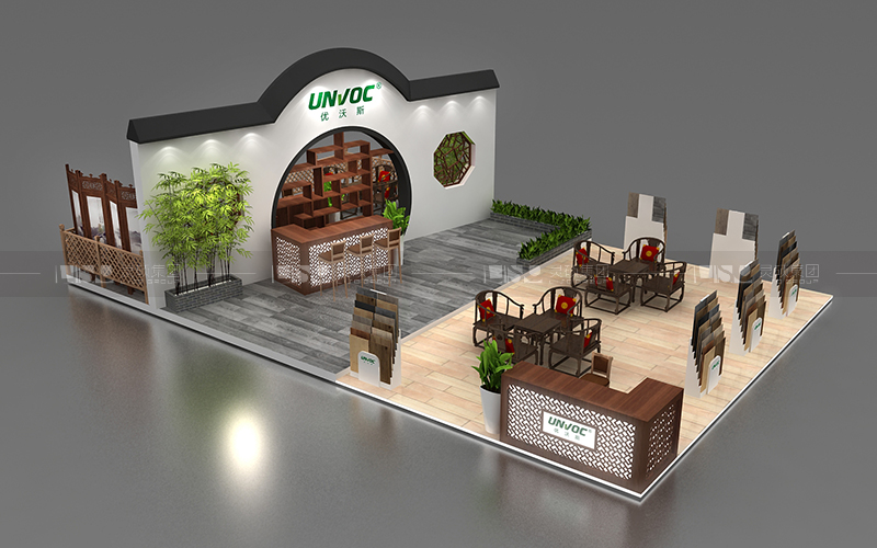 華邦-地材展臺設計搭建案例