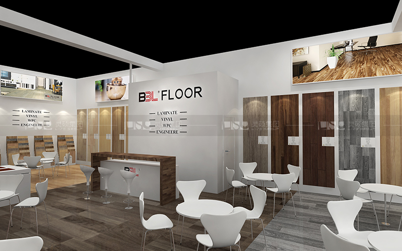 貝爾地板-地材展臺設計搭建案例