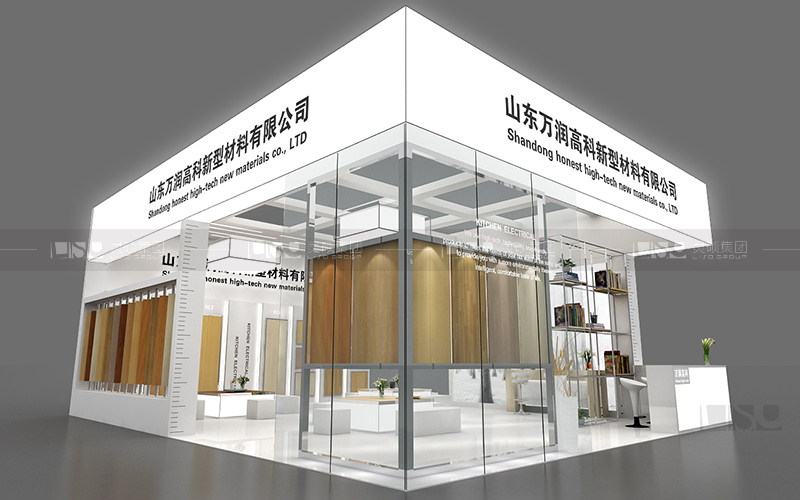 華元-地材展臺設計搭建案例