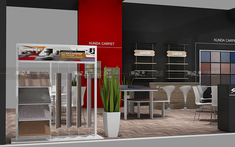 昆達-地材展臺設計搭建案例