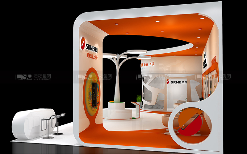 朔日-光伏展臺設(shè)計搭建案例