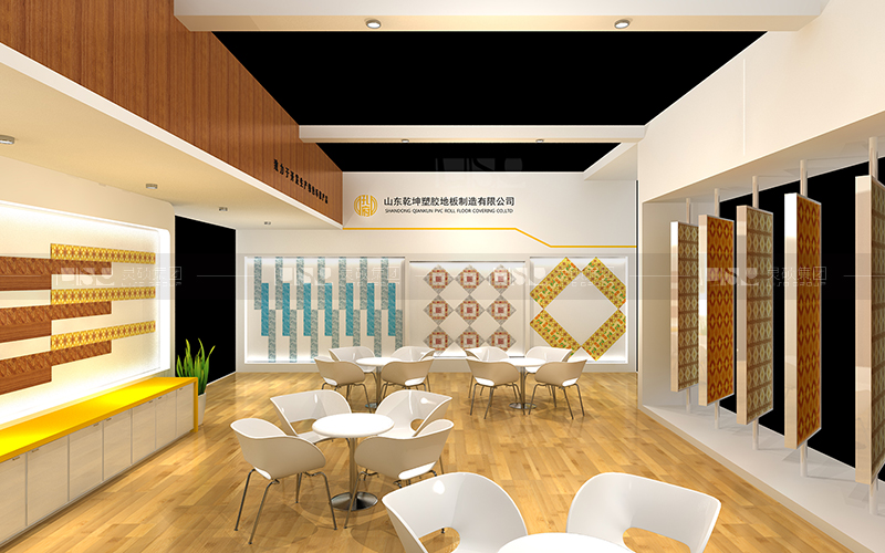 乾坤塑膠-地材展臺設(shè)計(jì)案例