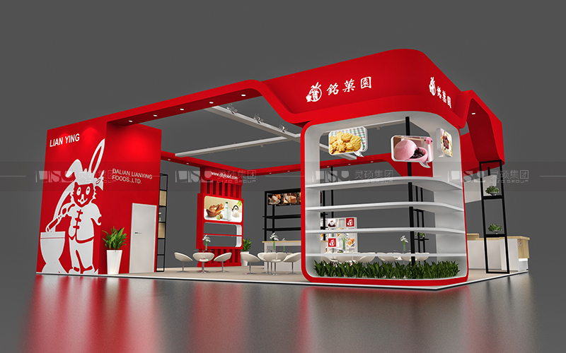 聯盈-焙烤展臺設計搭建案例