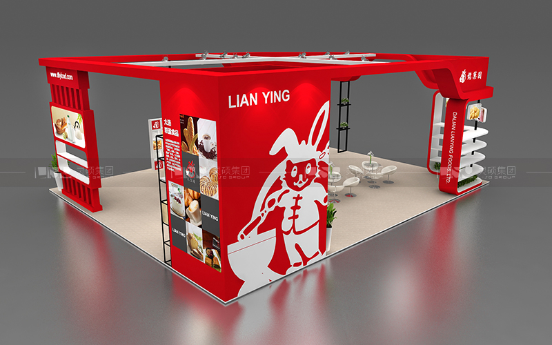 聯盈-焙烤展臺設計搭建案例