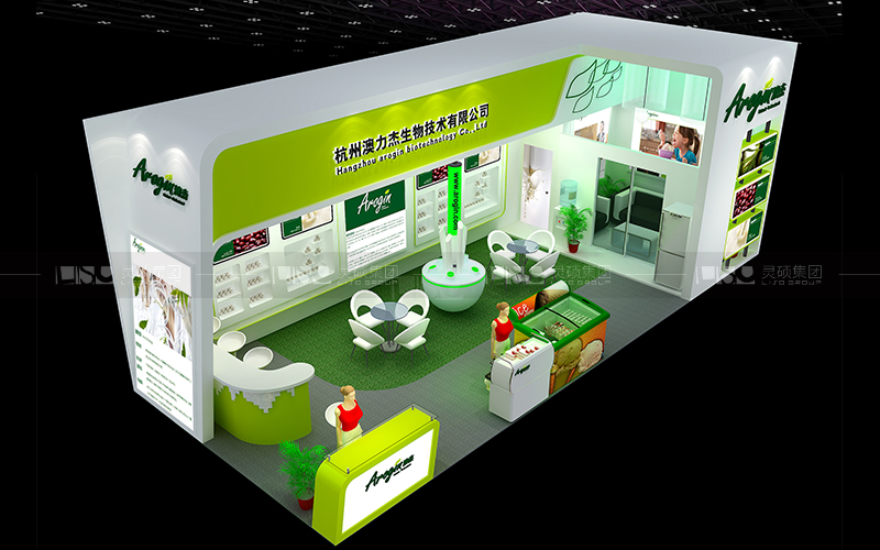 澳力杰-食品添加劑展臺設計搭建案例