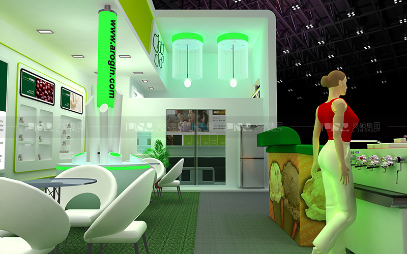 澳力杰-食品添加劑展臺設計搭建案例