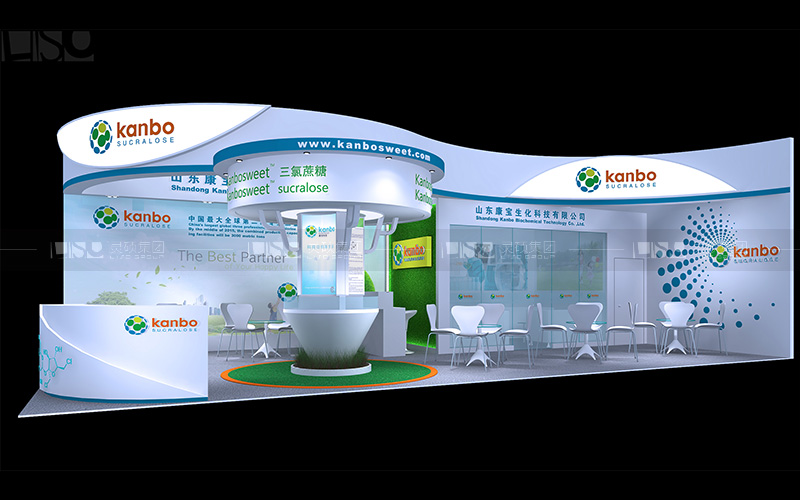 康寶-食品添加劑展臺設計搭建案例