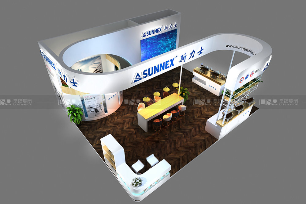 日升-酒店用品展臺設(shè)計(jì)搭建案例