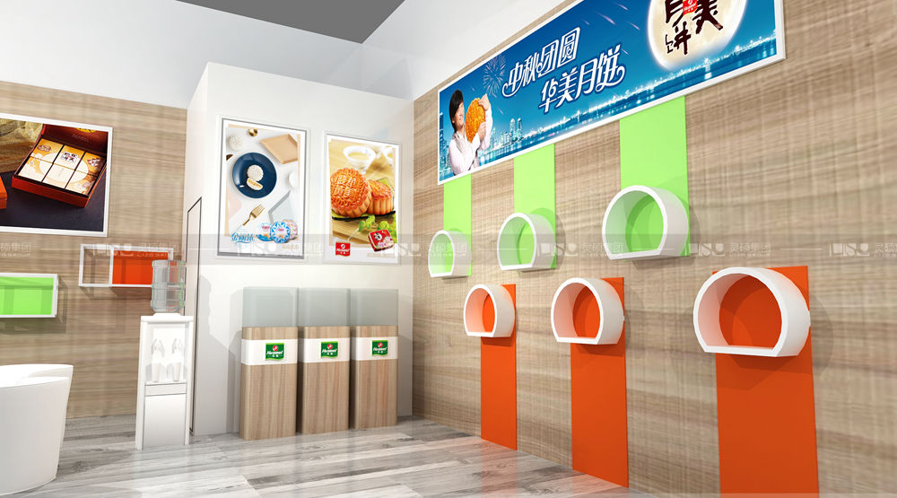 華美-焙烤展展臺設計案例