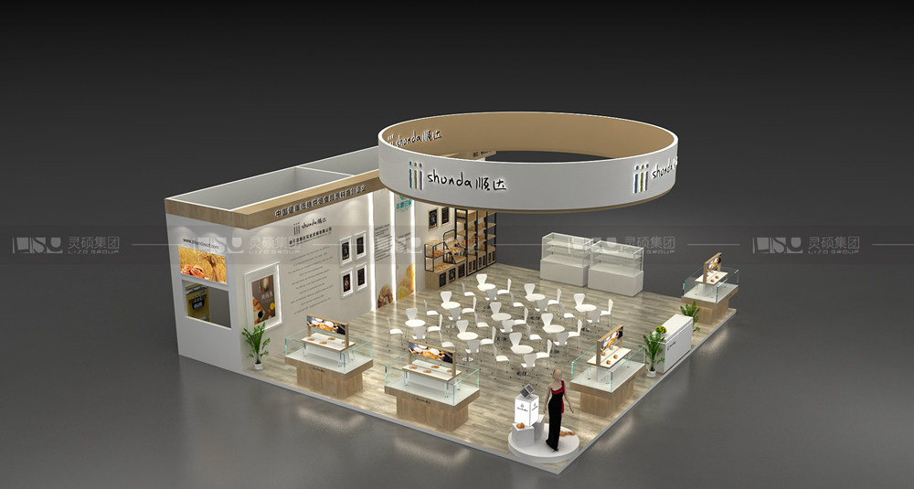 順達(dá)-焙烤展展臺設(shè)計案例