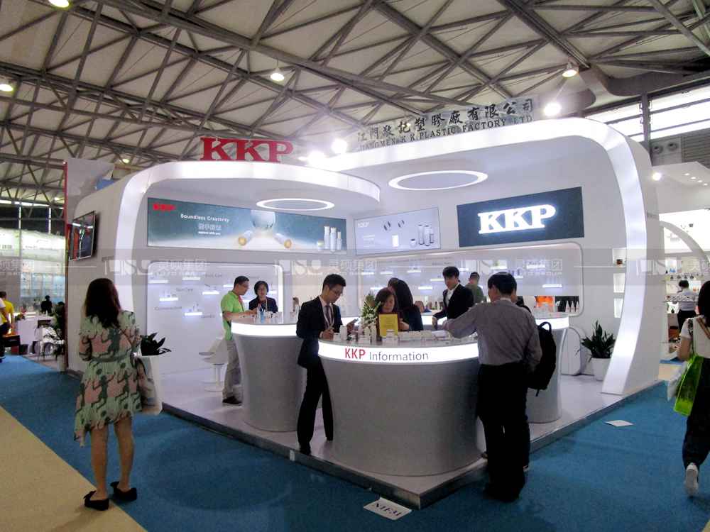 江門敬記-美容展展臺設(shè)計案例