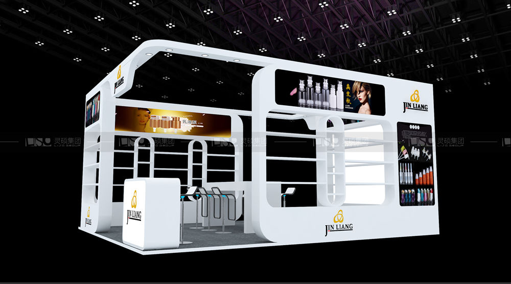 金良-美容展展臺設計案例