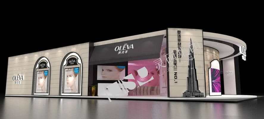 靈碩攜手奧洛菲化妝品，新國際美博會彰顯非凡實力。