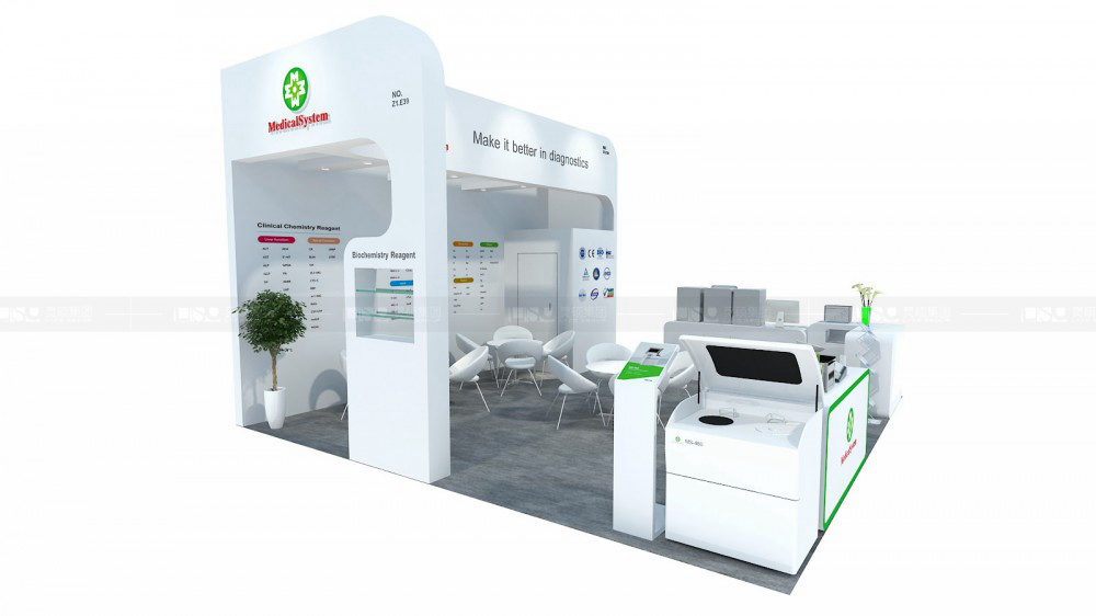 國外展臺(tái)設(shè)計(jì)搭建-美康生物