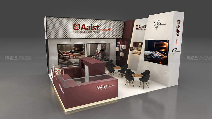 奧世-焙烤展展臺設(shè)計案例
