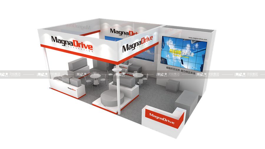 邁格鈉-2019年上海展會展臺設計案例