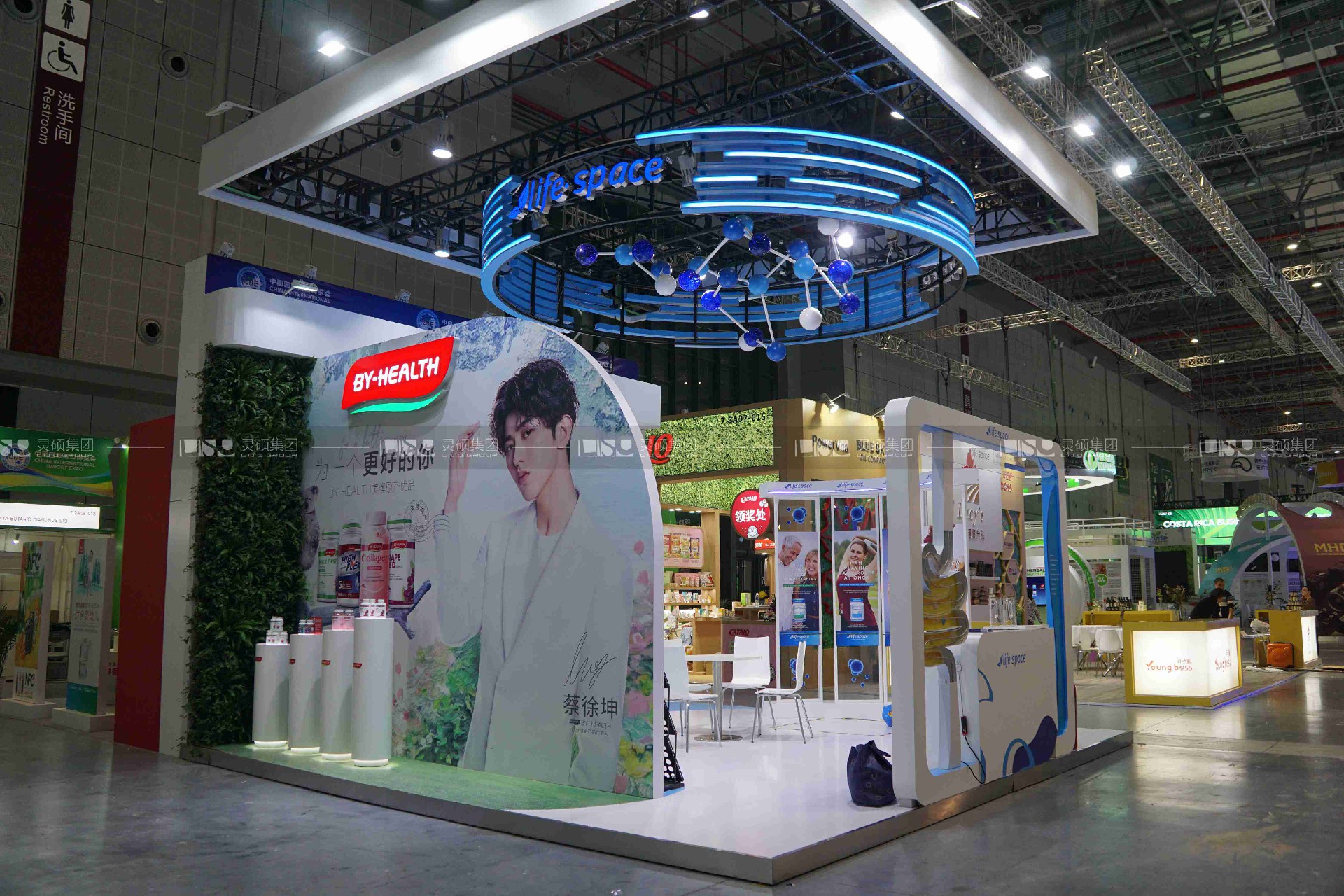湯臣倍健-2019年上海展會展臺設(shè)計(jì)案例