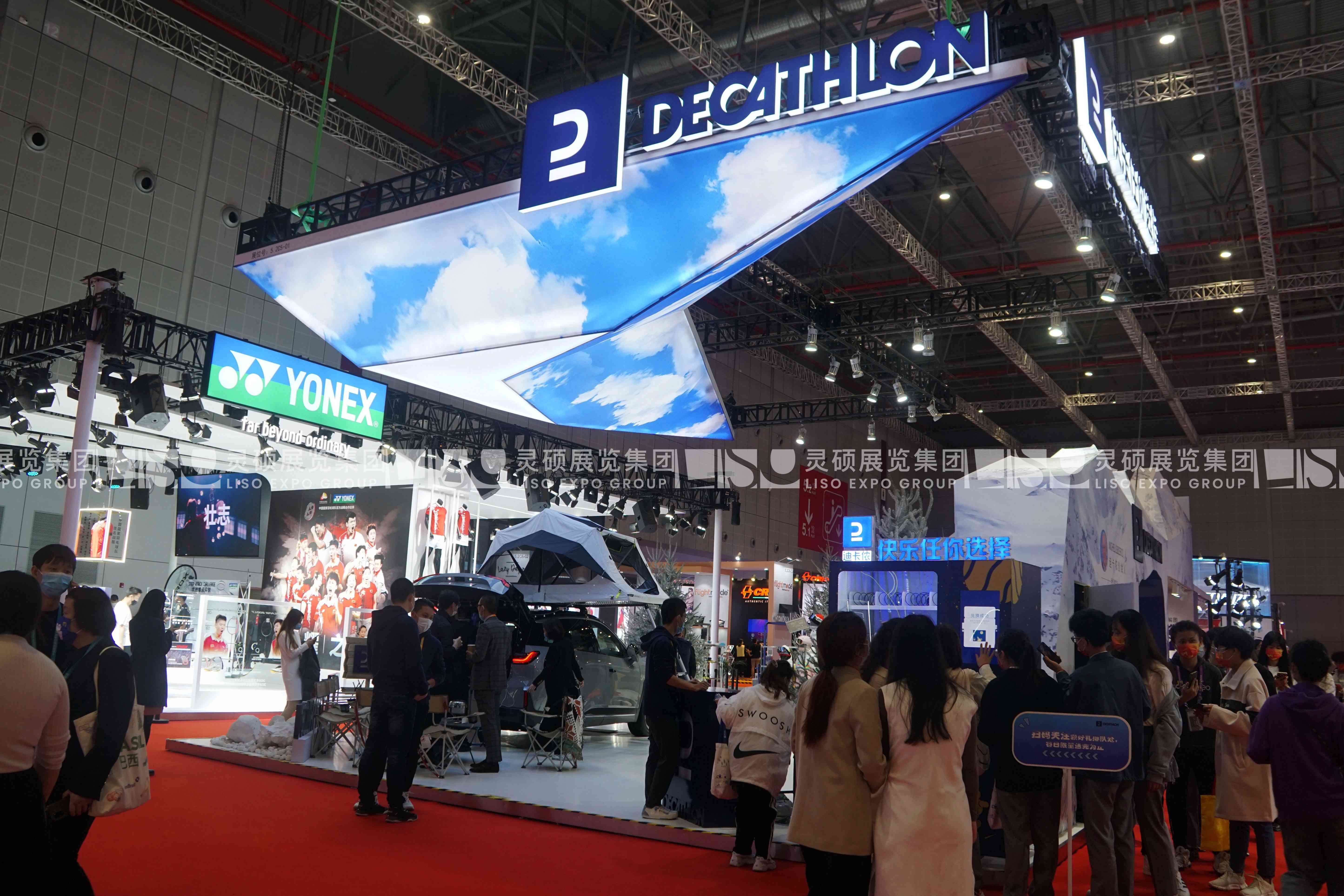 迪卡儂-上海展會展臺設計案例