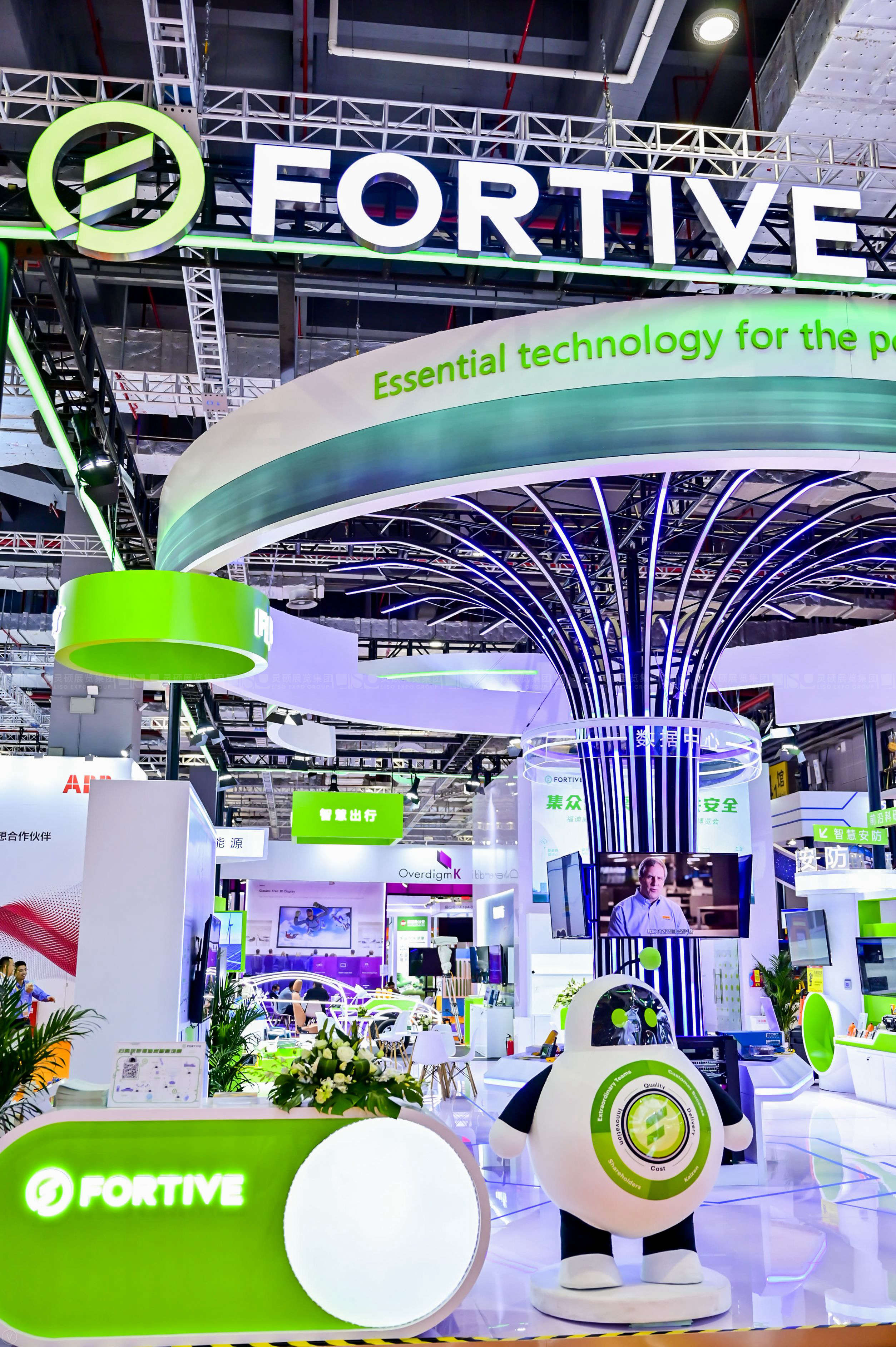 福迪威Fortive-上海展會展臺設計案例