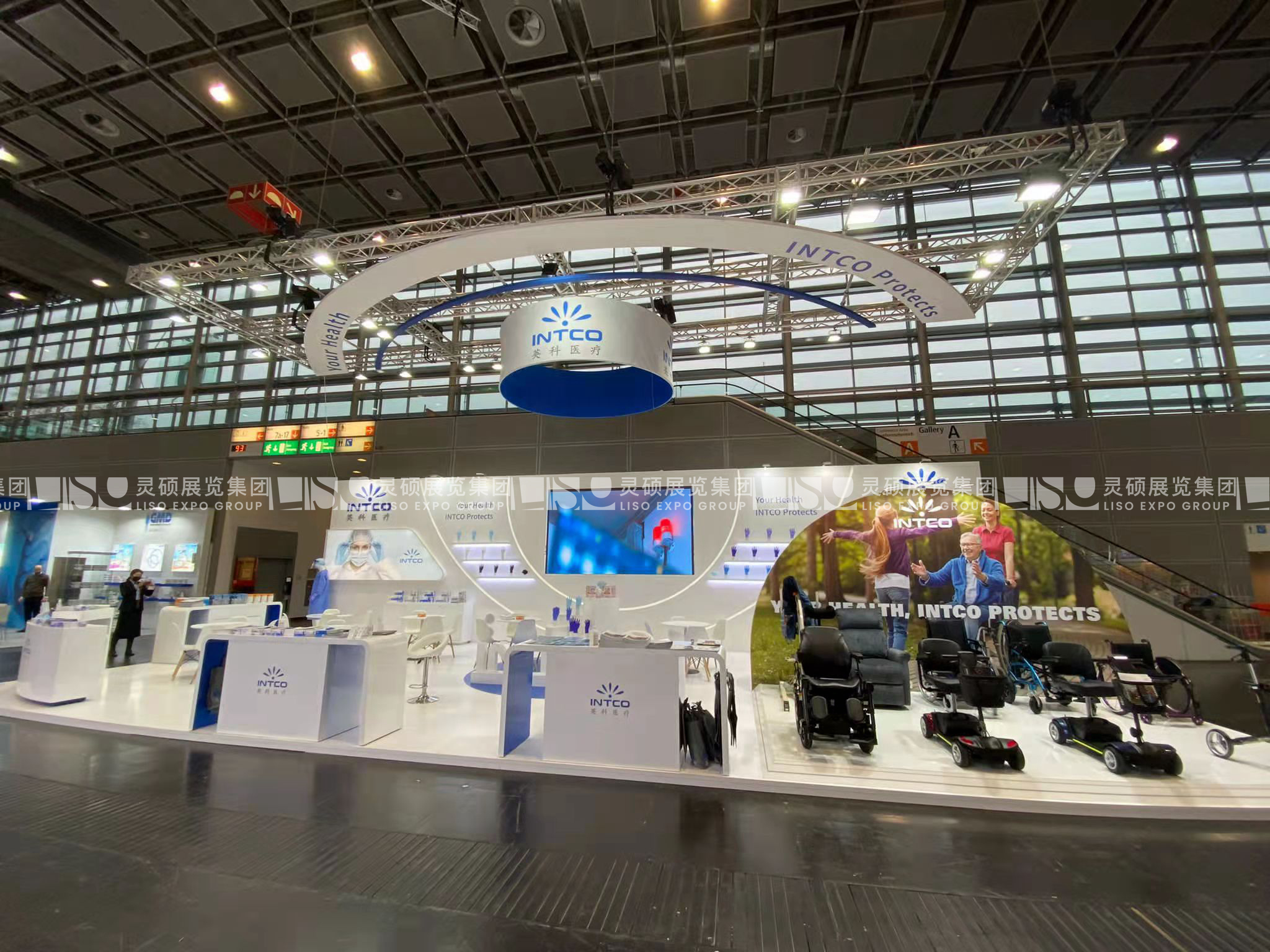 Medica展臺設(shè)計搭建-英科醫(yī)療