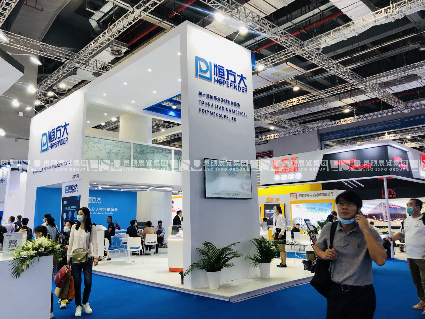 恒方大-醫療展展臺設計搭建案例