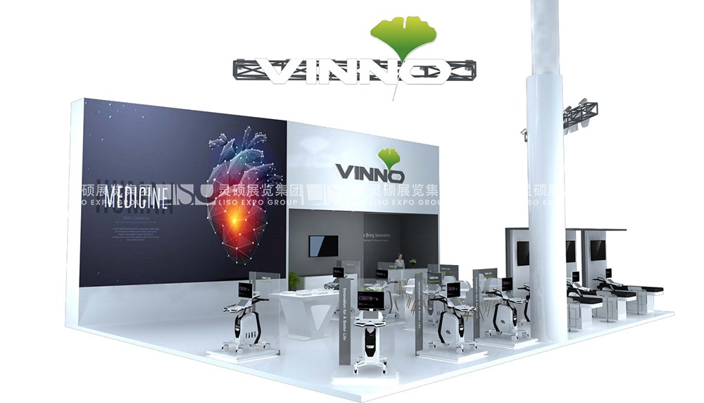 國外展臺設計搭建案例-飛依諾