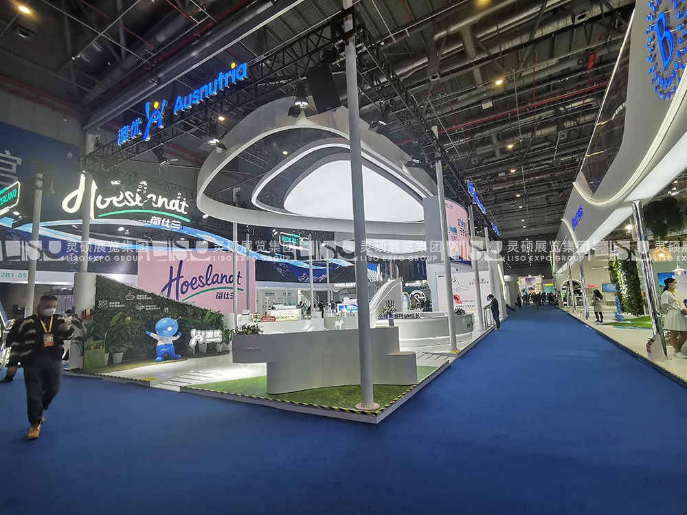 上海展會展臺設計搭建案例-澳優乳業