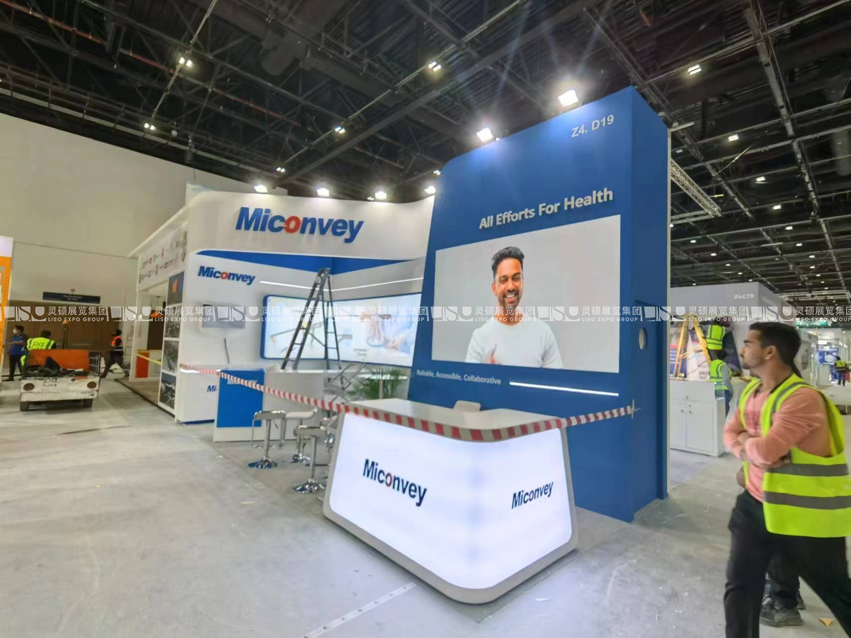 國外展臺設計搭建-邁科唯