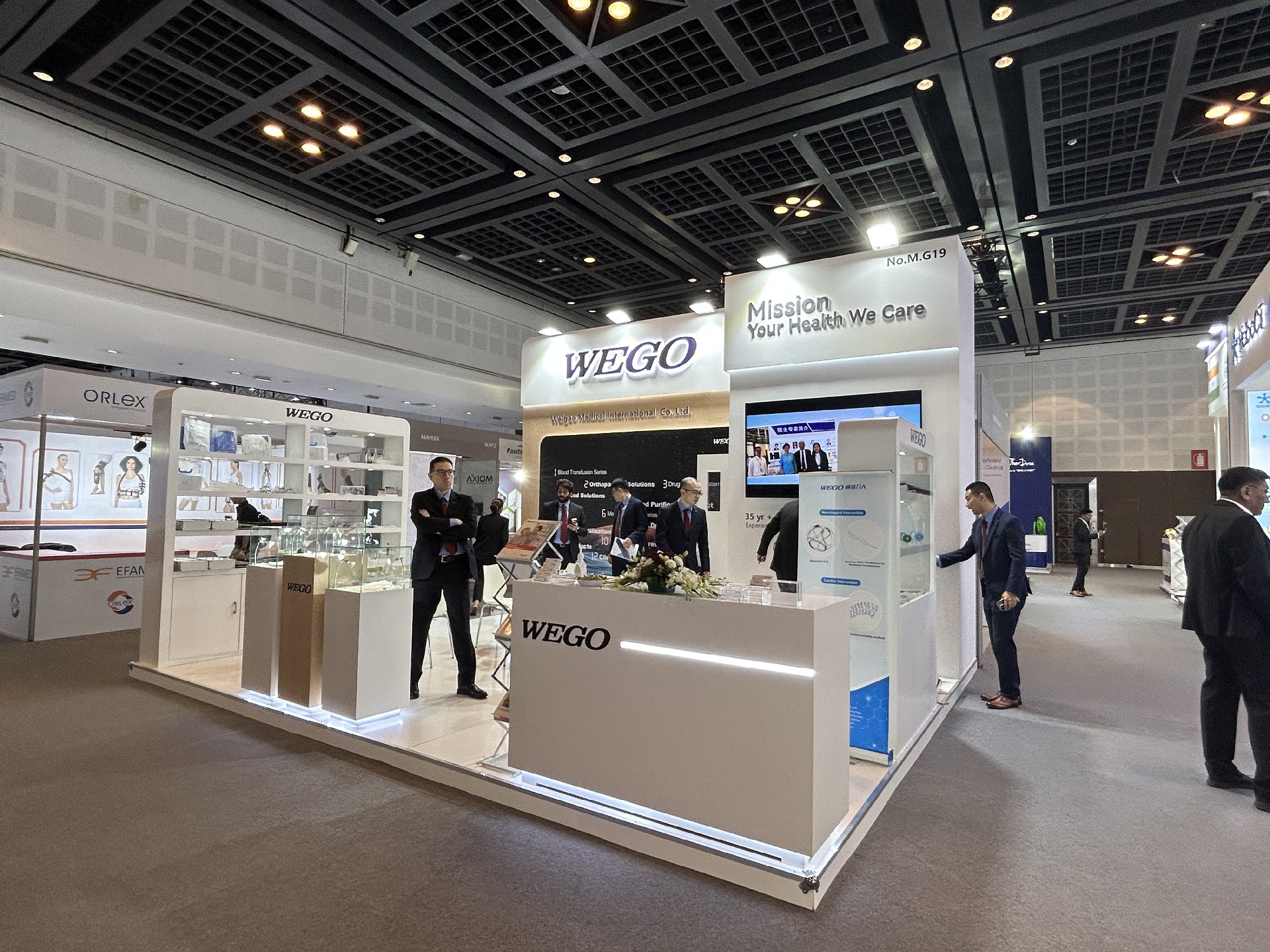 國外展臺設(shè)計搭建-威高