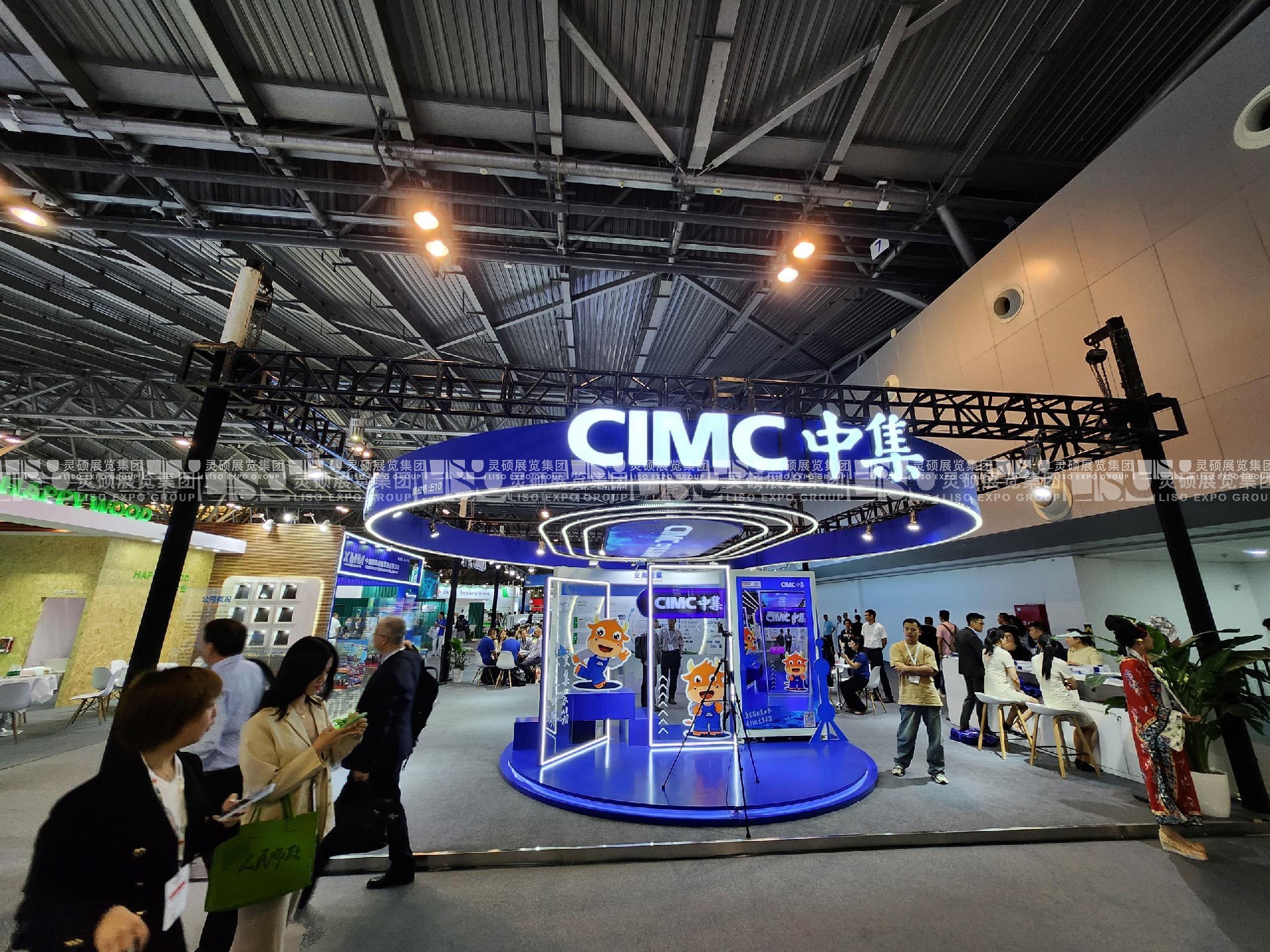 集裝箱展展臺設計搭建案例-中集