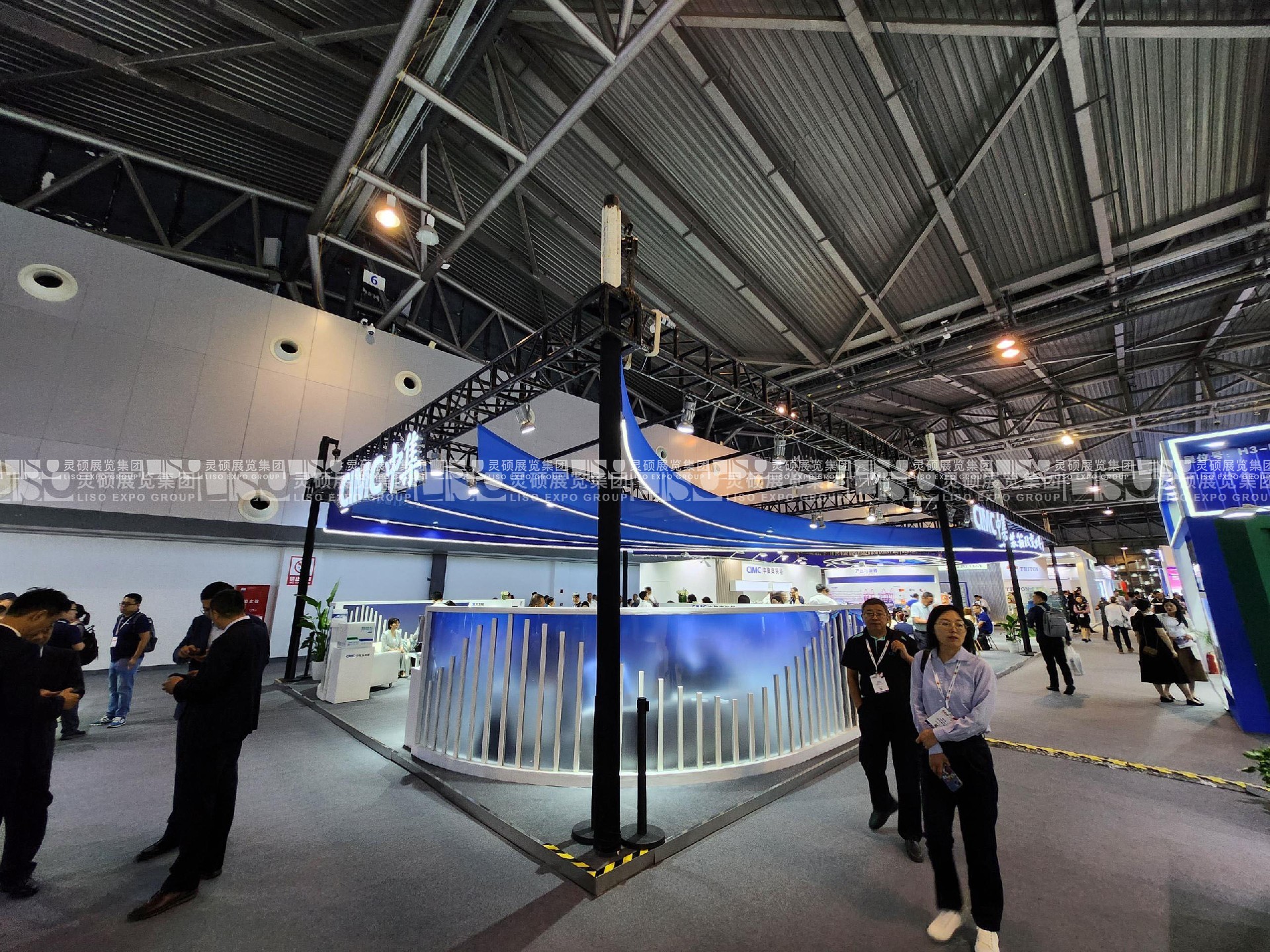 集裝箱展展臺設計搭建案例-中集