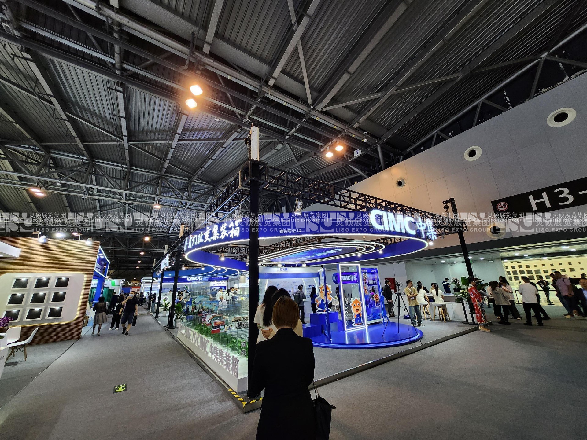 集裝箱展展臺設計搭建案例-中集