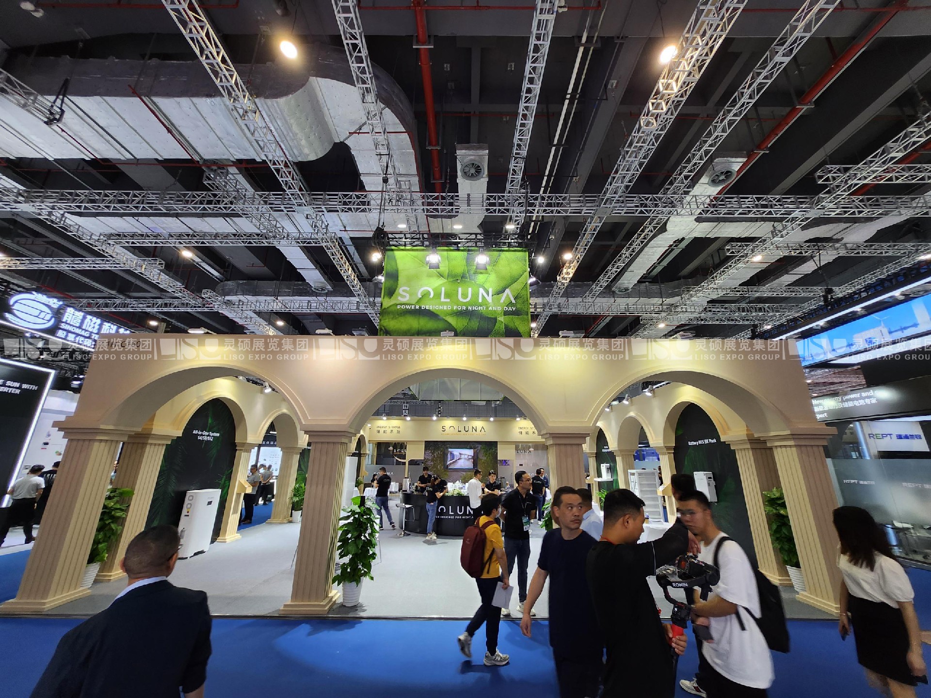 SNEC展臺設計搭建案例-德朗能