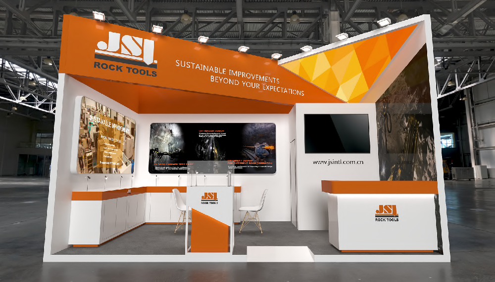 巴西貝洛礦業及礦山機械展覽會展臺搭建案例-捷盛