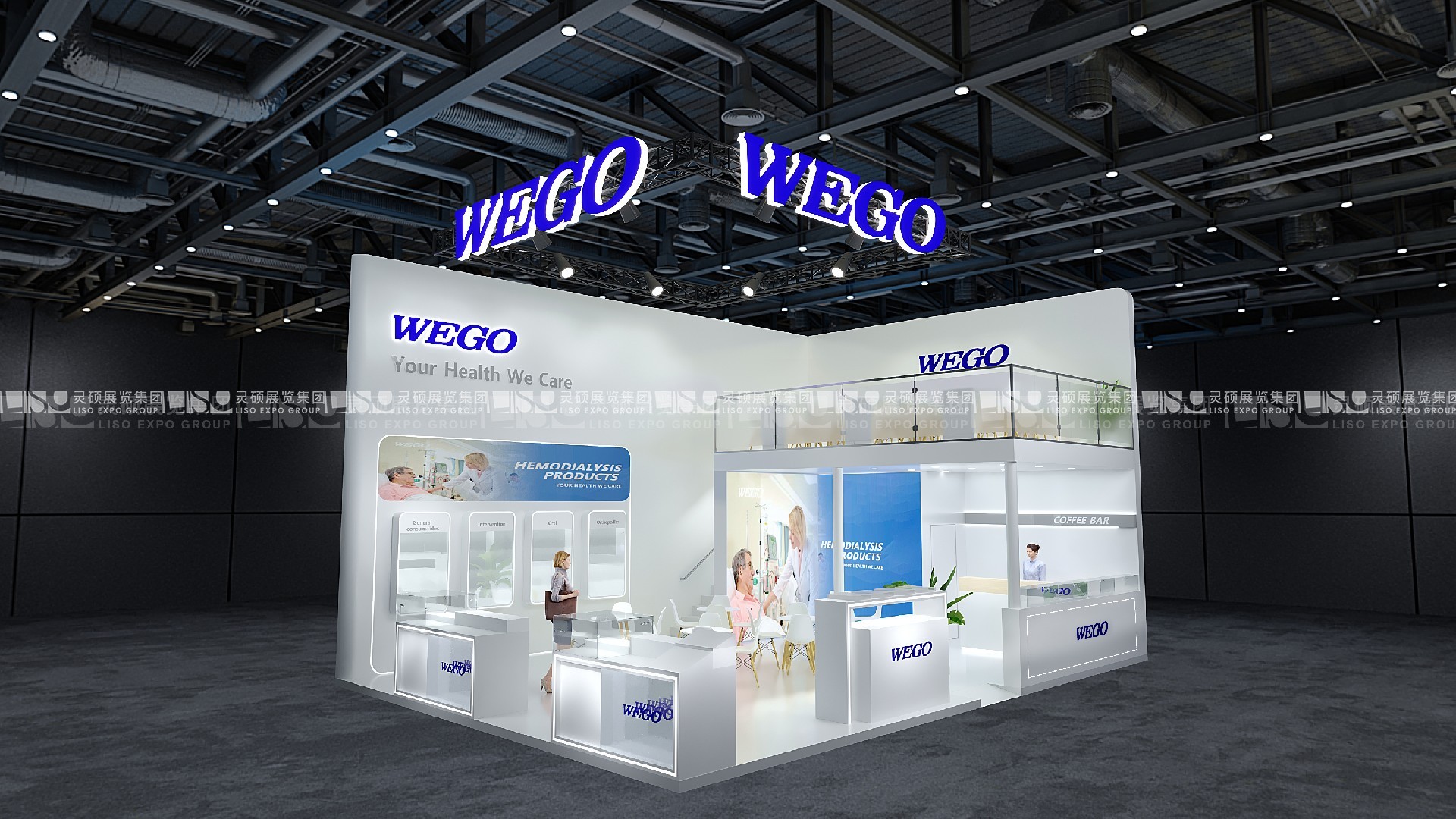 德國杜塞爾多夫醫(yī)療設(shè)備展覽會medica展臺設(shè)計搭建- 威高