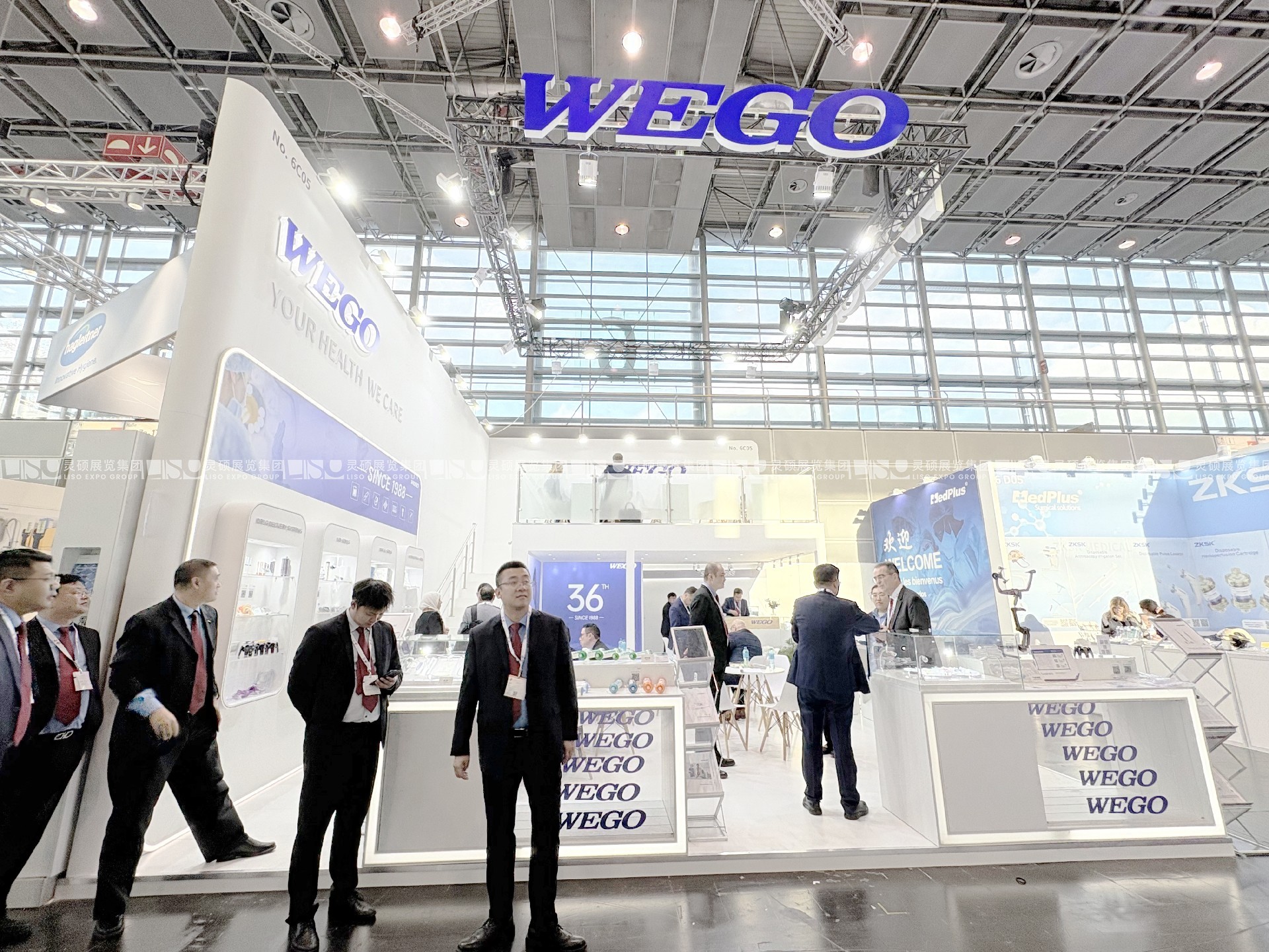 德國杜塞爾多夫醫(yī)療設(shè)備展覽會medica展臺設(shè)計搭建- 威高